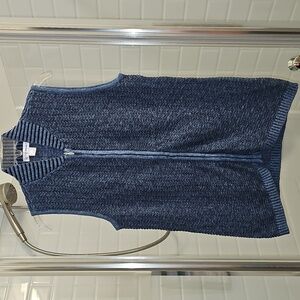 Christopher & Banks Full-Zip Knit Sweater Vest. New  Without Tags. Never Worn.